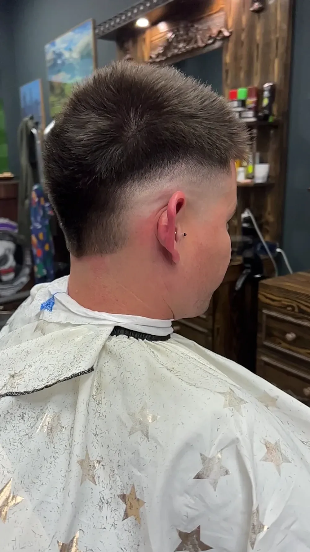 Taglio sfumato realizzato nel negozio New Look di Via Baracca